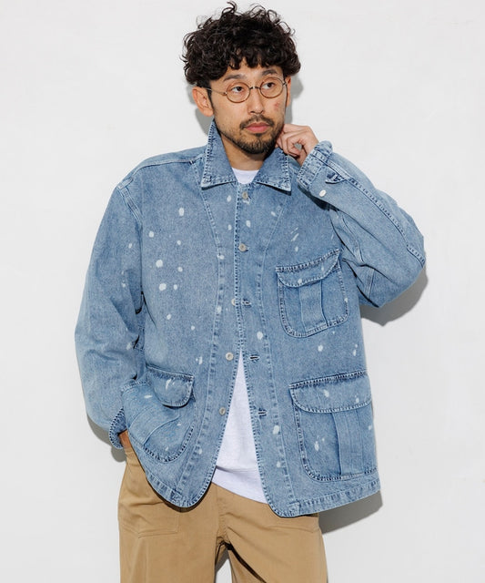 HINSON 限定 單寧牛仔古著獵裝外套