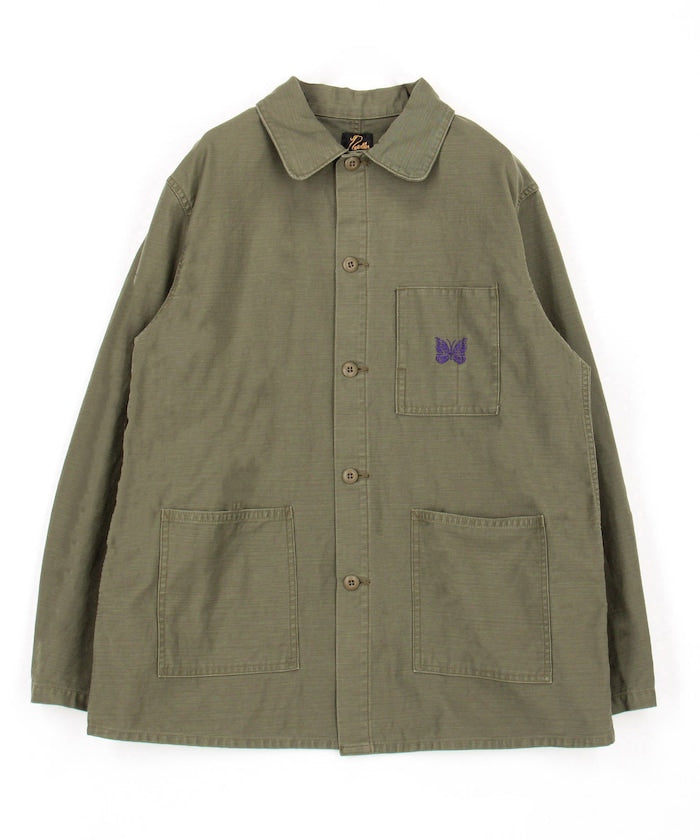 Needles D.N. 背面緞面工裝外套襯衫