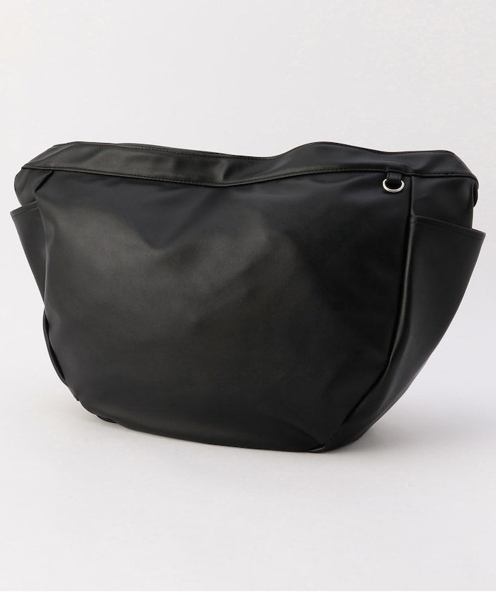 FREAK'S STORE Leatherette Newspaper Bag 皮革大容量側背包