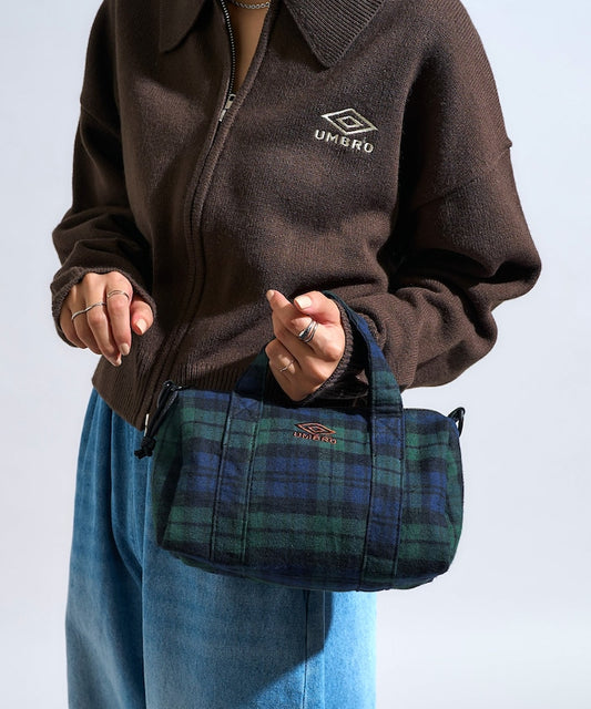 FREAK'S STORE x UMBRO flannel Mini Boston Bag 格紋迷你波士頓包