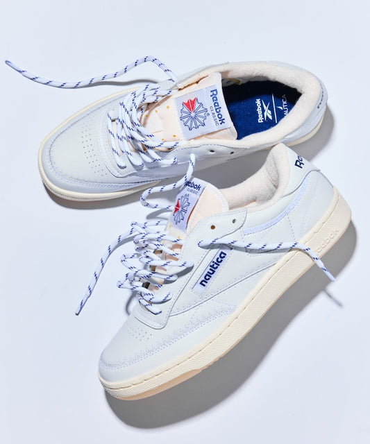 Reebok × NAUTICA CLUB C 85 VINTAGE 聯名限定復古運動休閒鞋