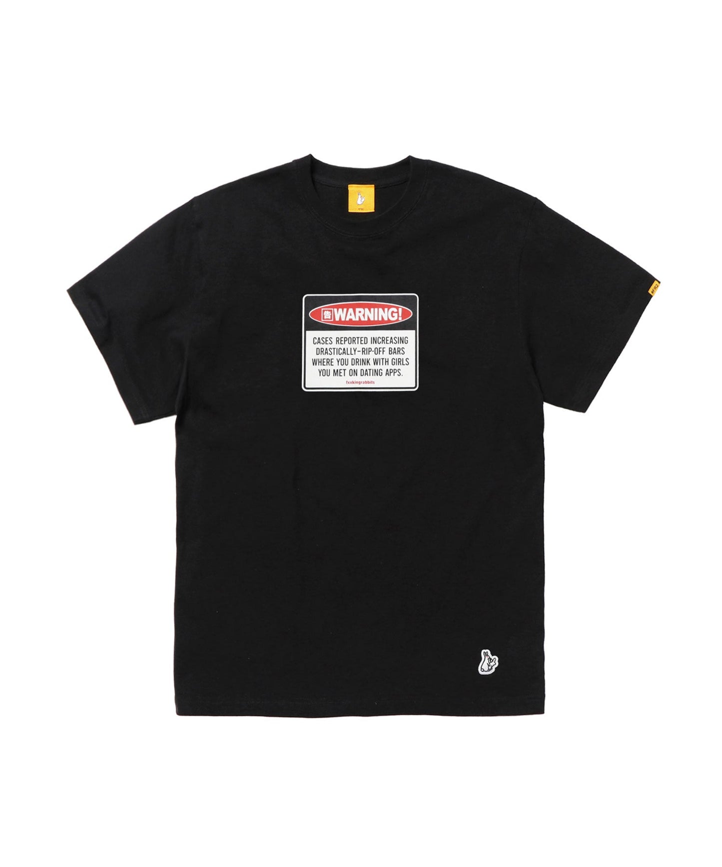 #FR2 警示標語短袖T恤 Warning statement T-shirt