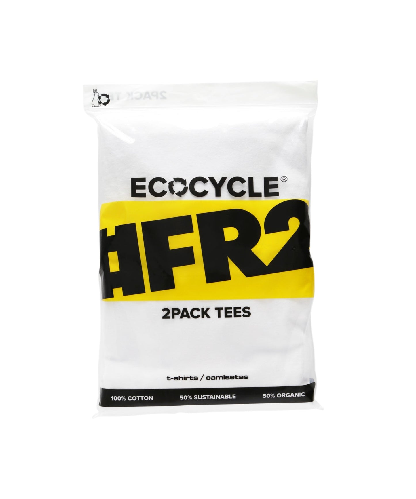 #FR2 ECOCYCLE Plain T-shirt 2-Pack 素色短袖T恤 2件裝
