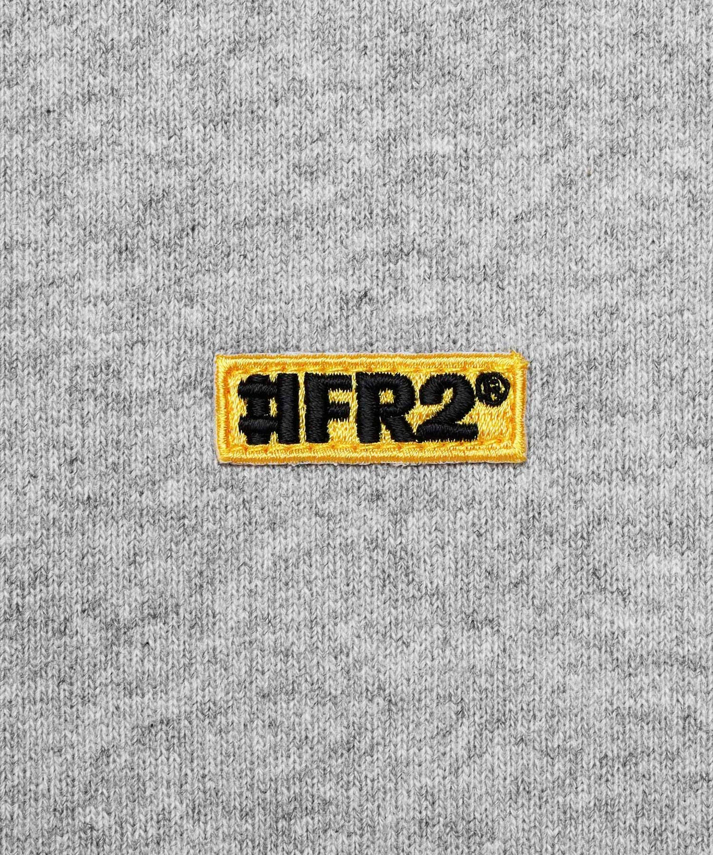 #FR2 美國棉小方框Logo刺繡大學T USA Cotton Small Box Logo Embroidery Sweatshirt