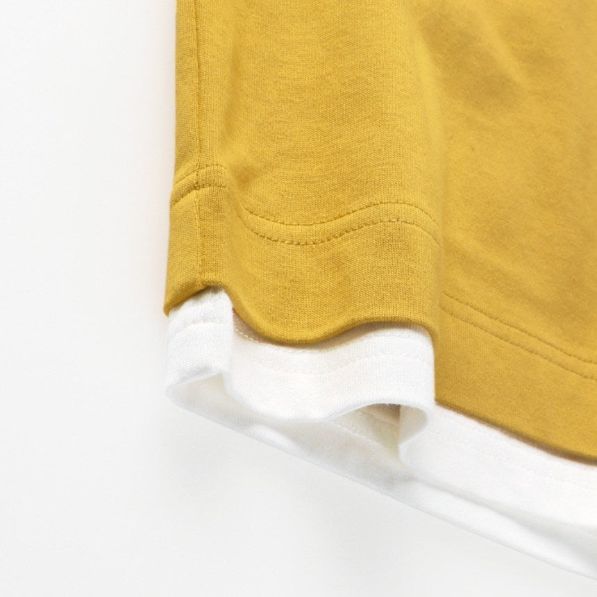 branshes 分層假兩件長袖T上衣