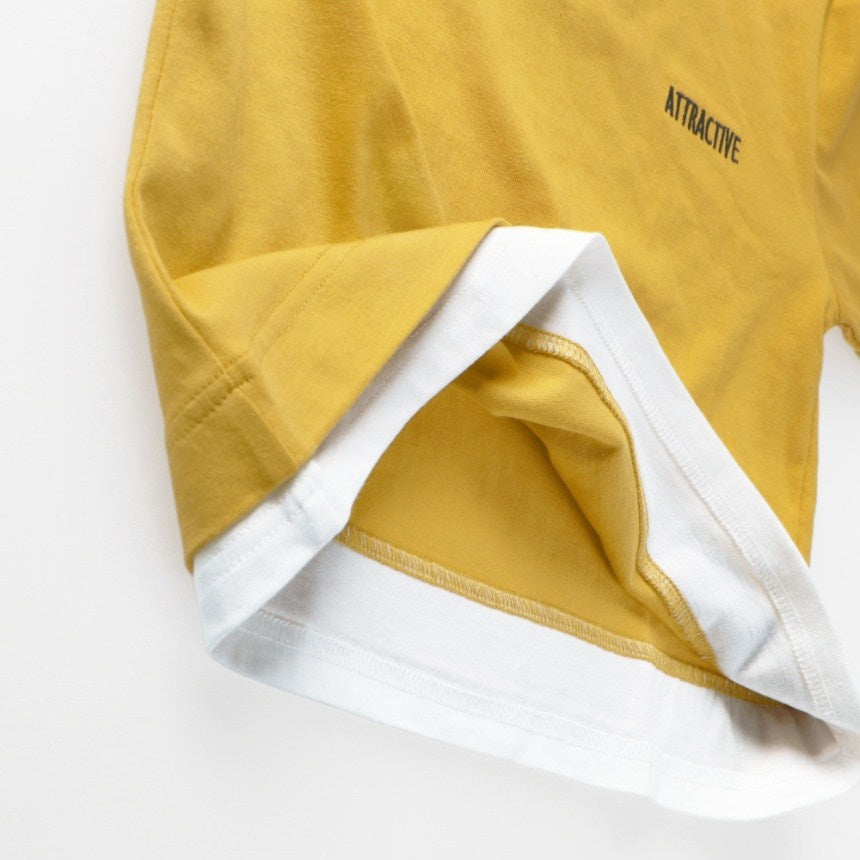 branshes 分層假兩件長袖T上衣