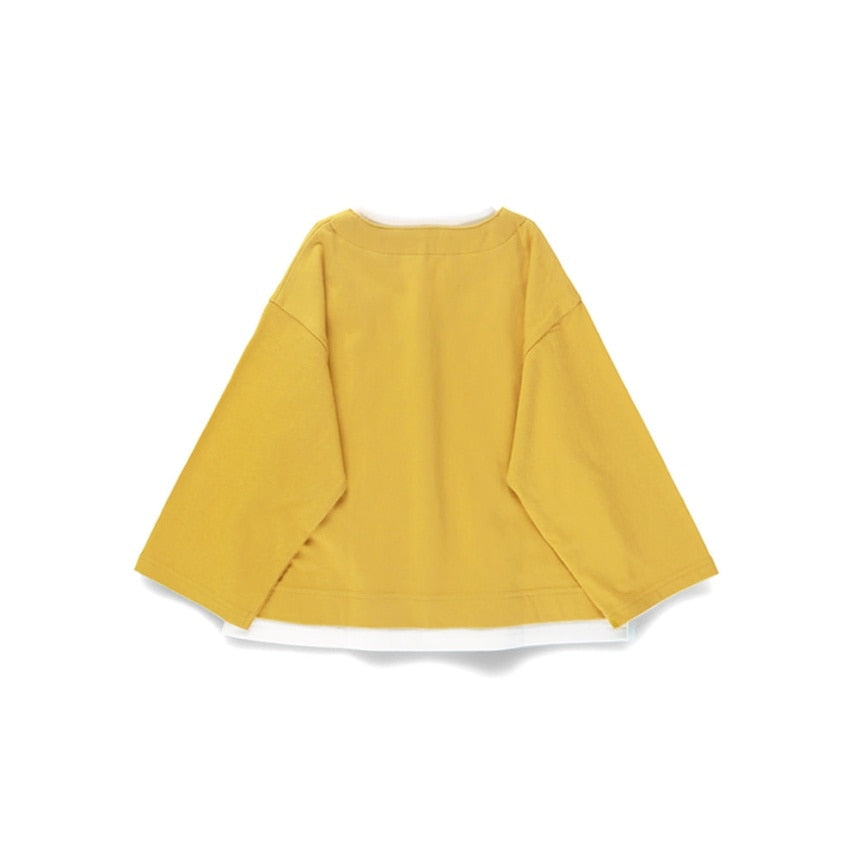 branshes 分層假兩件長袖T上衣