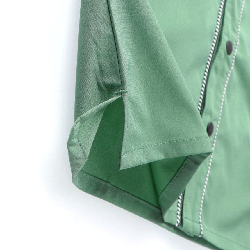 branshes Band collar short sleeve shirt 立領短袖襯衫