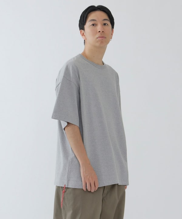 BEAMS JAPAN 厚磅純色短袖T恤