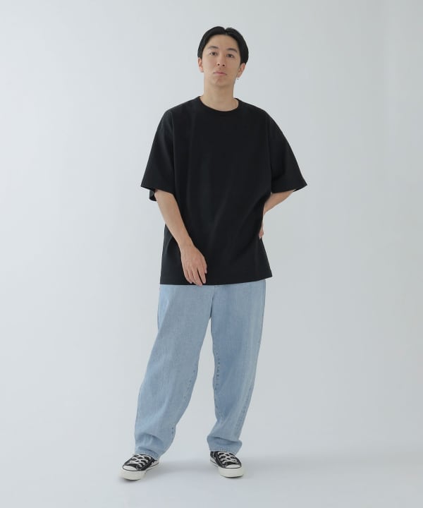 BEAMS JAPAN 厚磅純色短袖T恤