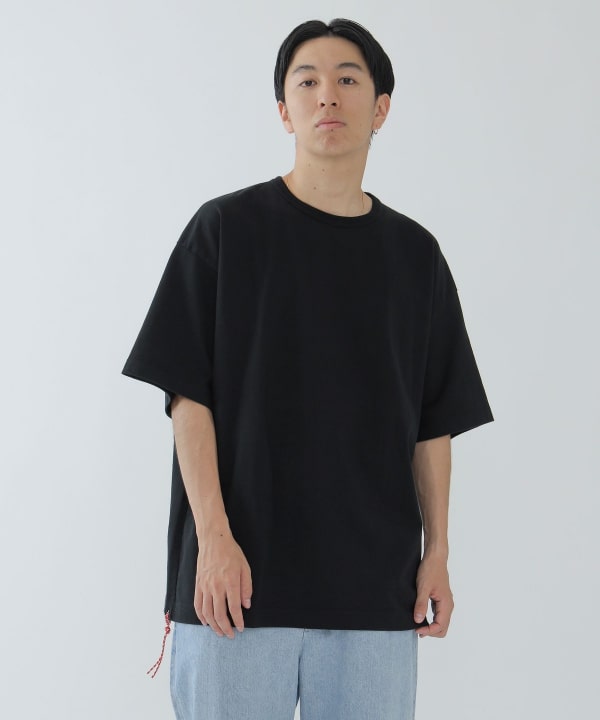 BEAMS JAPAN 厚磅純色短袖T恤