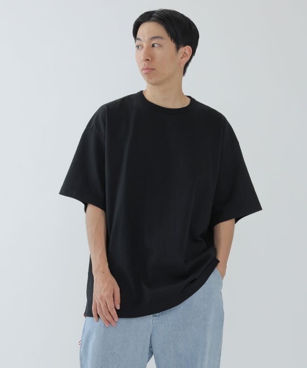 BEAMS JAPAN 厚磅純色短袖T恤