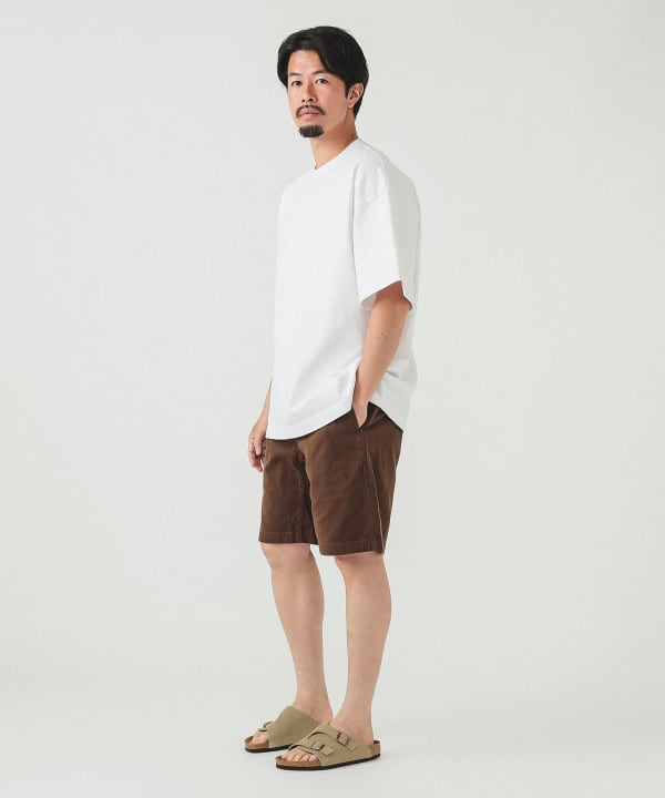 BEAMS JAPAN 厚磅純色短袖T恤
