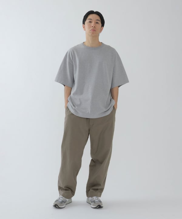 BEAMS JAPAN 厚磅純色短袖T恤