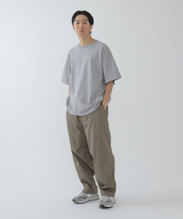 BEAMS JAPAN 厚磅純色短袖T恤