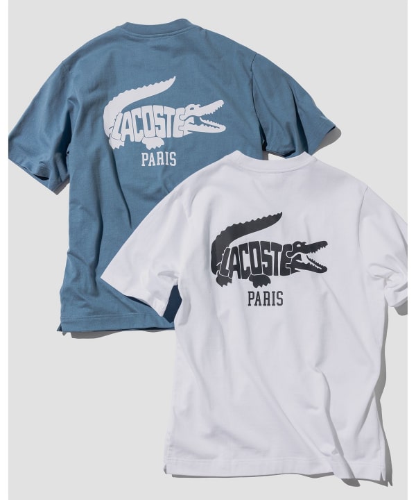 BEAMS JAPAN x LACOSTE 聯名款限定印花短袖T恤