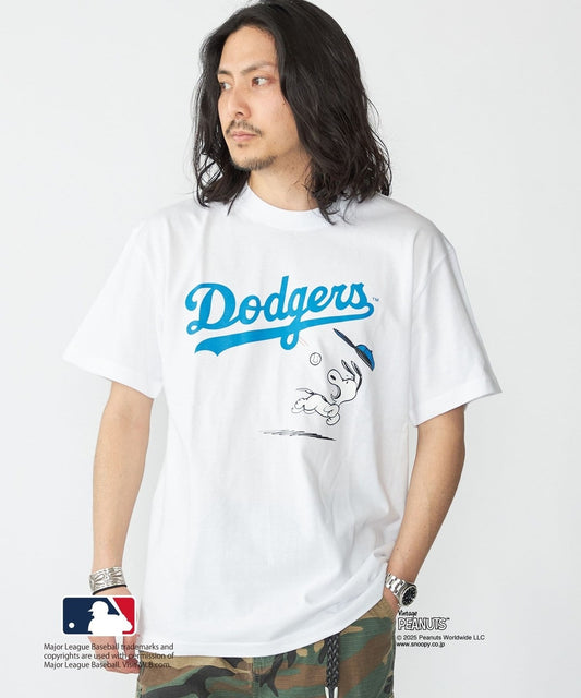 SHIPS PEANUTS × MLB 限定印花短袖T恤
