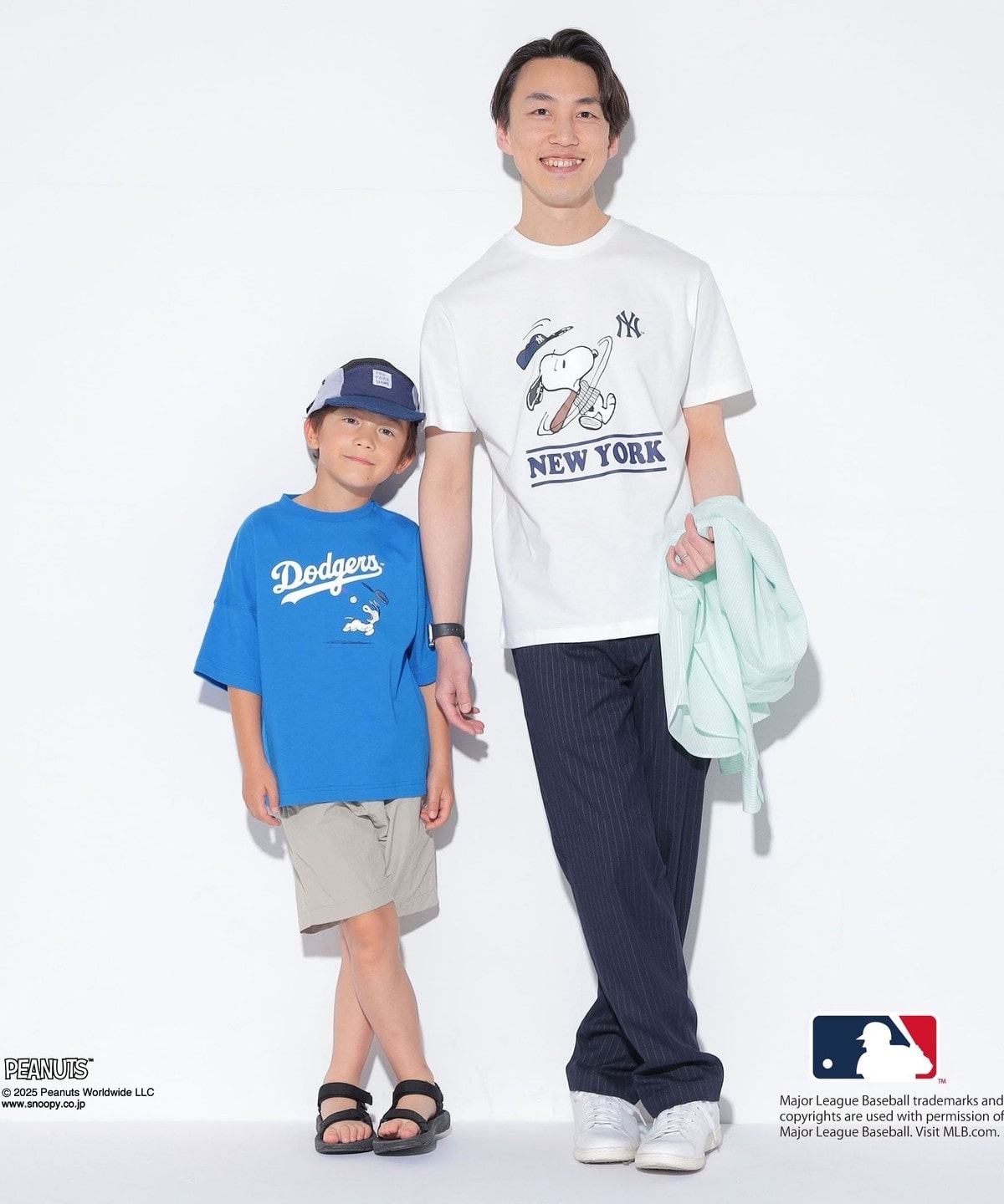 SHIPS PEANUTS × MLB 限定印花短袖T恤