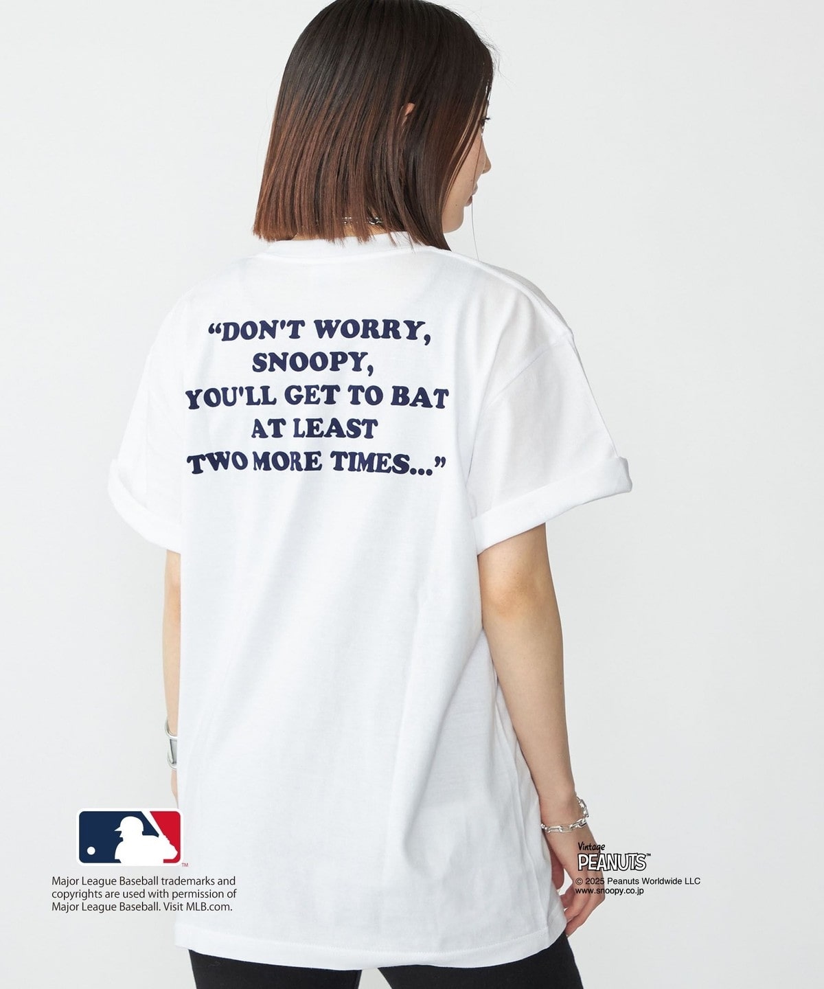 SHIPS PEANUTS × MLB 限定印花短袖T恤