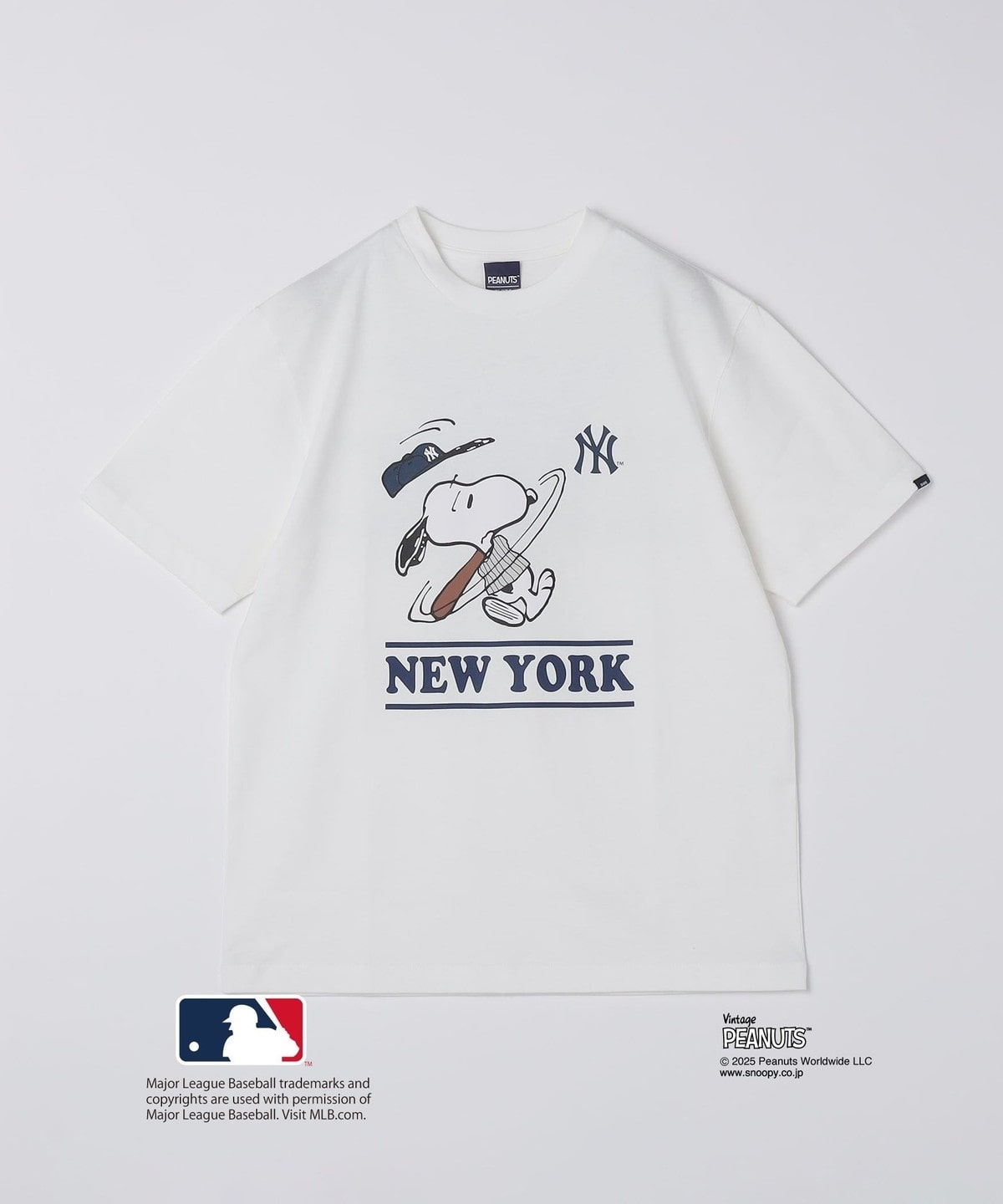 SHIPS PEANUTS × MLB 限定印花短袖T恤