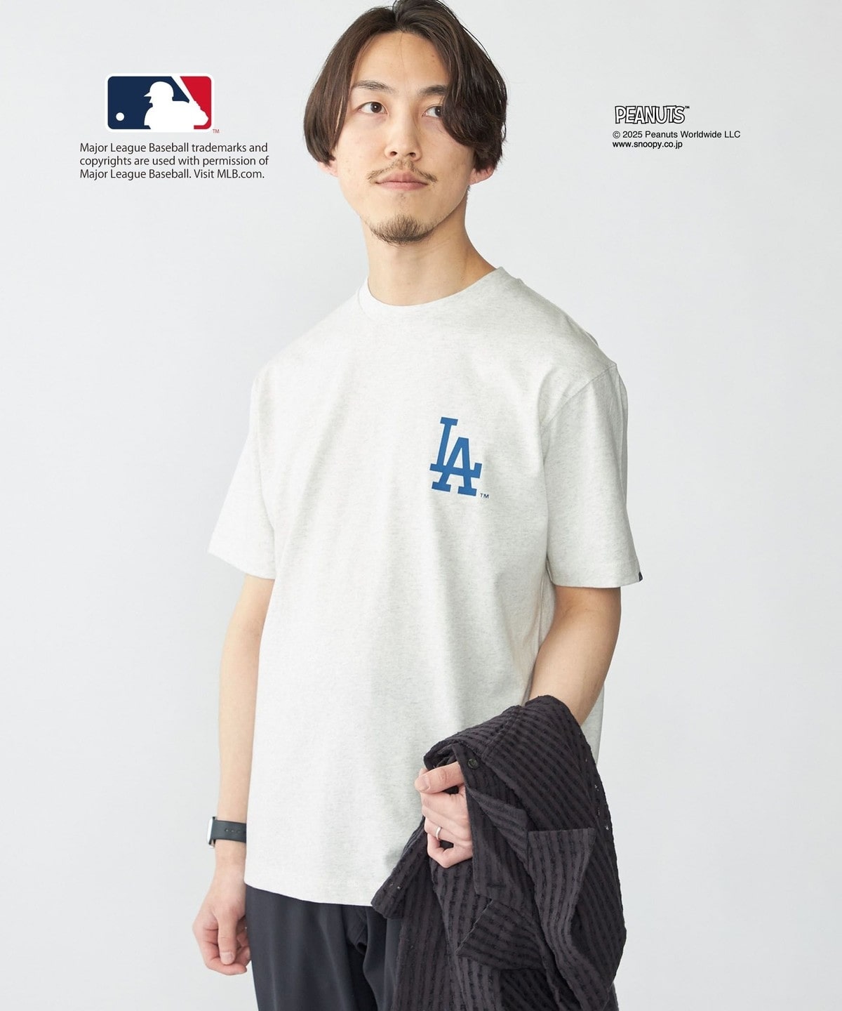 SHIPS PEANUTS × MLB 限定印花短袖T恤