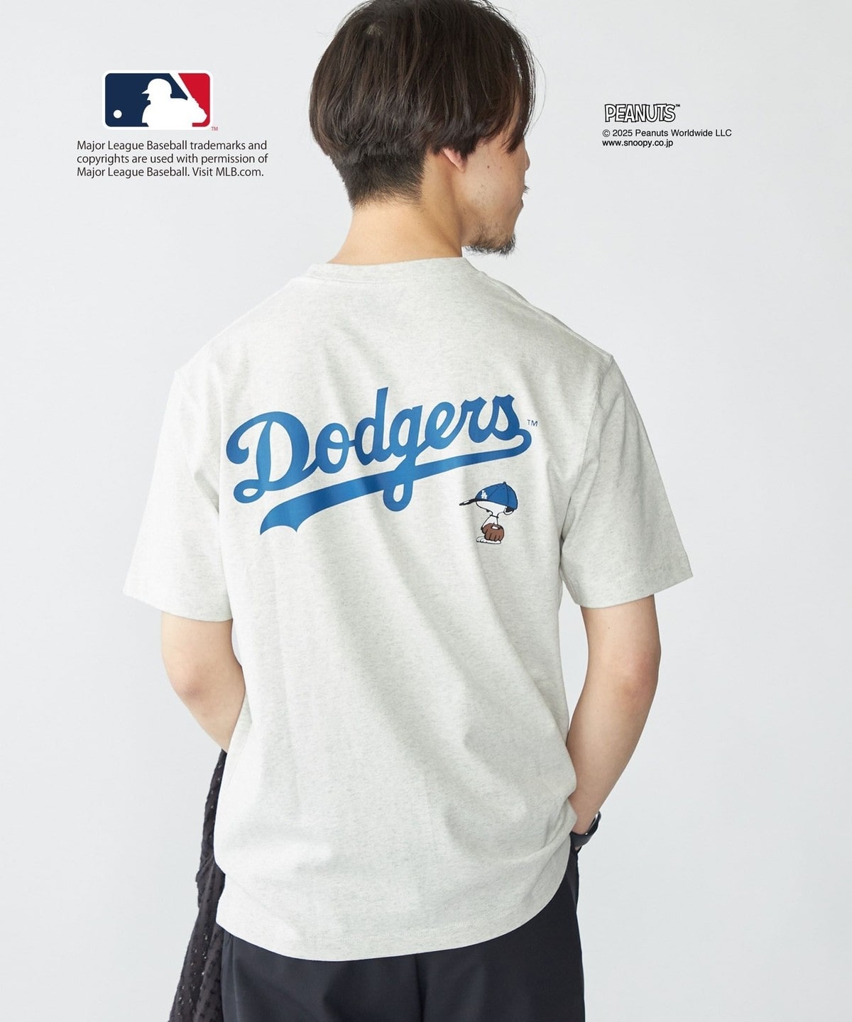 SHIPS PEANUTS × MLB 限定印花短袖T恤