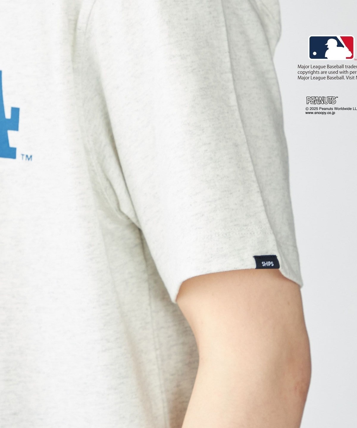 SHIPS PEANUTS × MLB 限定印花短袖T恤