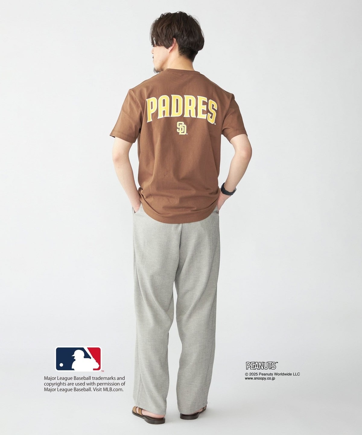 SHIPS PEANUTS × MLB 限定印花短袖T恤