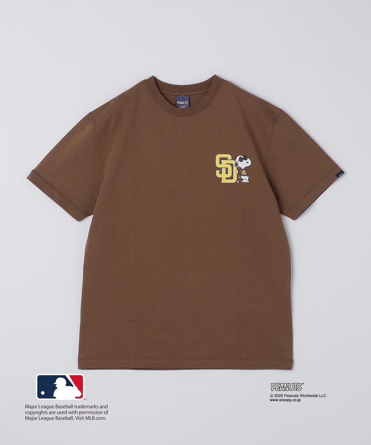 SHIPS PEANUTS × MLB 限定印花短袖T恤