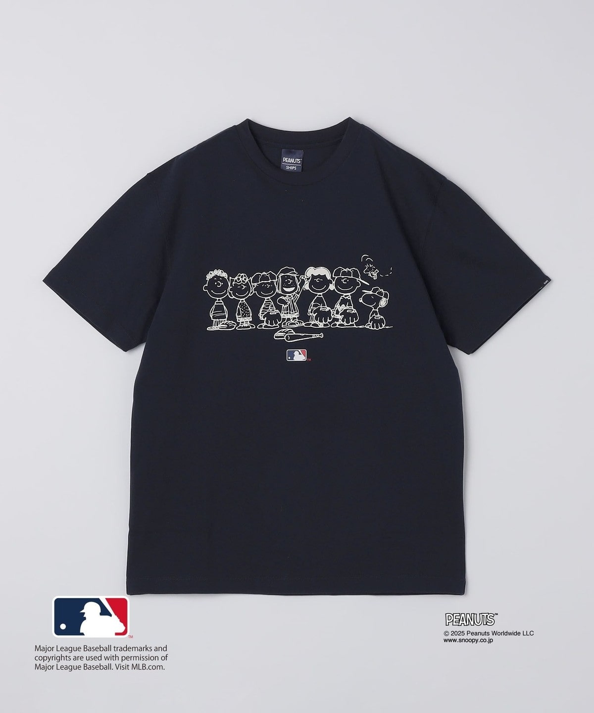 SHIPS PEANUTS × MLB 限定印花短袖T恤