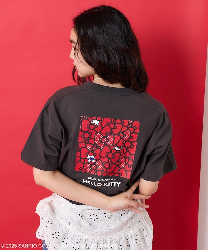 FREAK'S STORE X SANRIO HELLO KITTY 背面印花短袖T恤