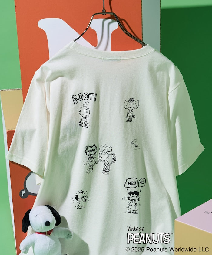 FREAK'S STORE x PEANUTS 復古藝術插圖短袖T恤