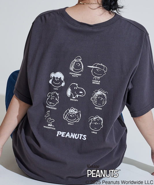 FREAK'S STORE x PEANUTS friends 標誌刺繡印花短袖T恤