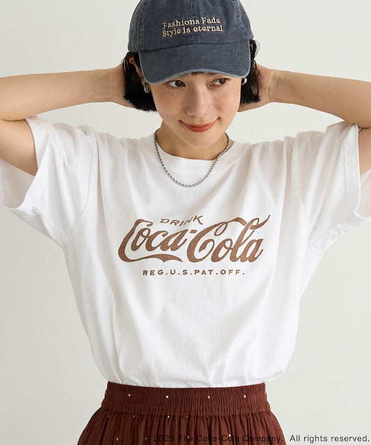 FREAK'S STORE Coca-Cola Logo T-shirt 印花短袖T恤