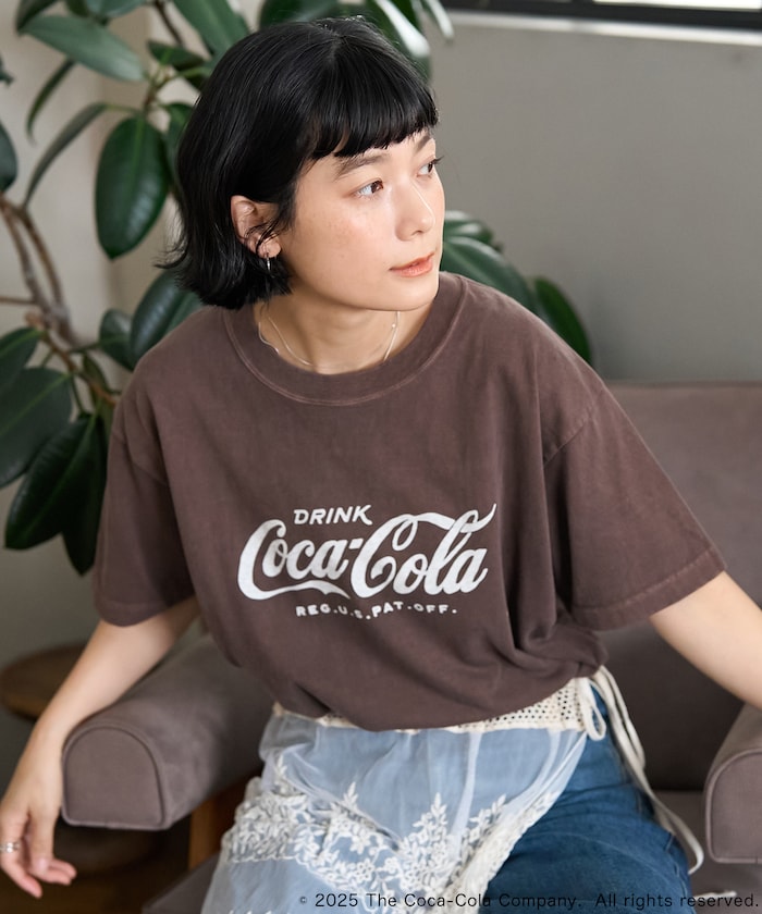 FREAK'S STORE Coca-Cola Logo T-shirt 印花短袖T恤