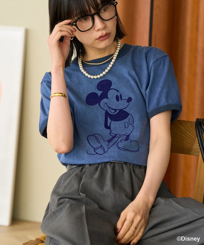 FREAK'S STORE MICKEY MOUSE 復古印花短袖T恤