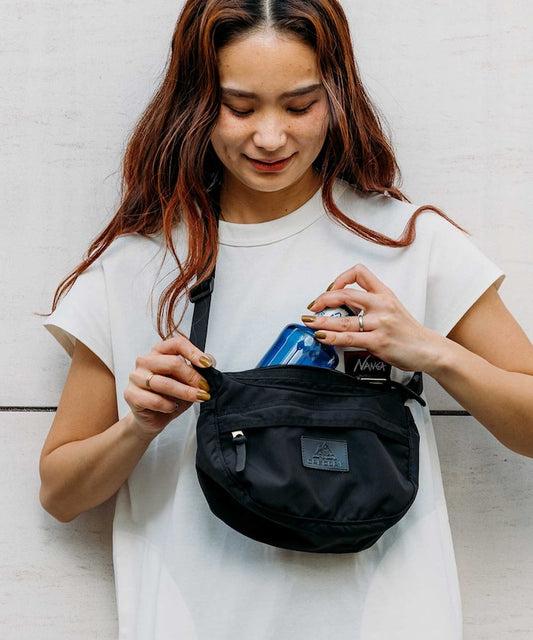 GREGORY TEENY SATCHEL 皮革標迷你斜背包