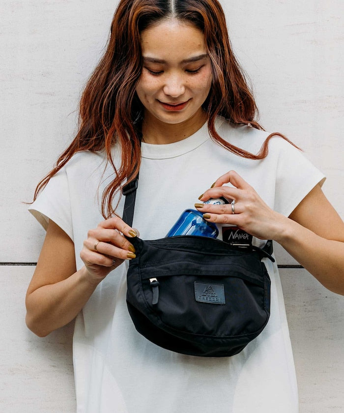 GREGORY TEENY SATCHEL 皮革標迷你斜背包