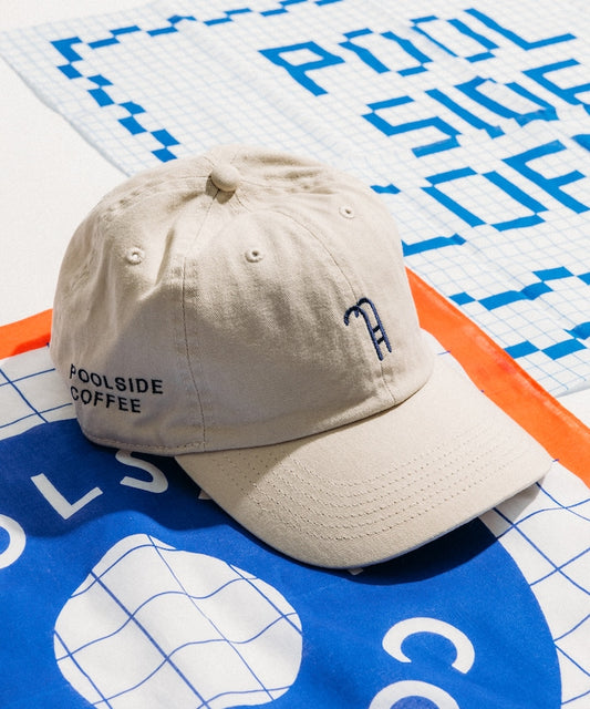 FREAK'S STORE x POOLSIDE COFFEE LOGO CAP 限定刺繡棒球帽