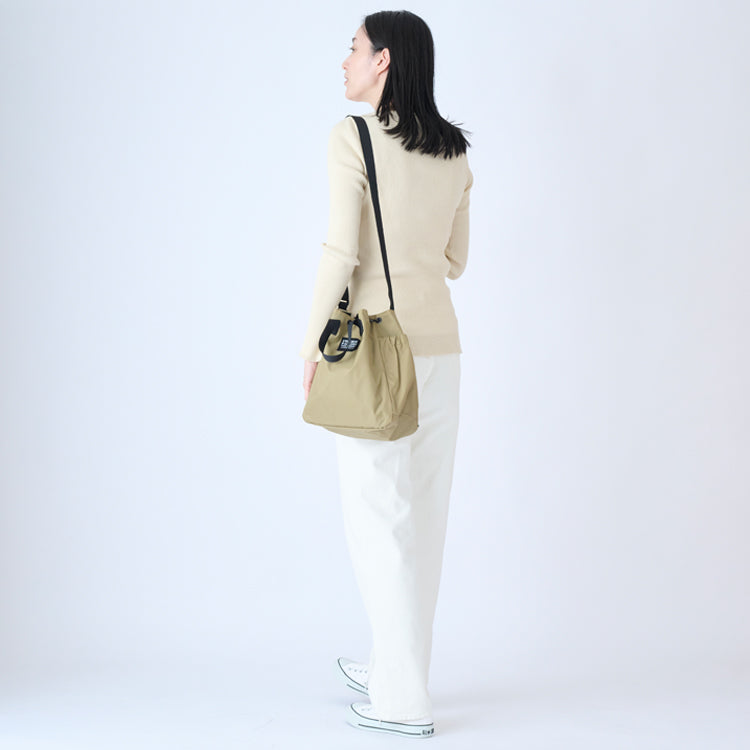 FREDRIK PACKERS 210D BLOOM SHOULDER *BLACK NAME 手提單肩包