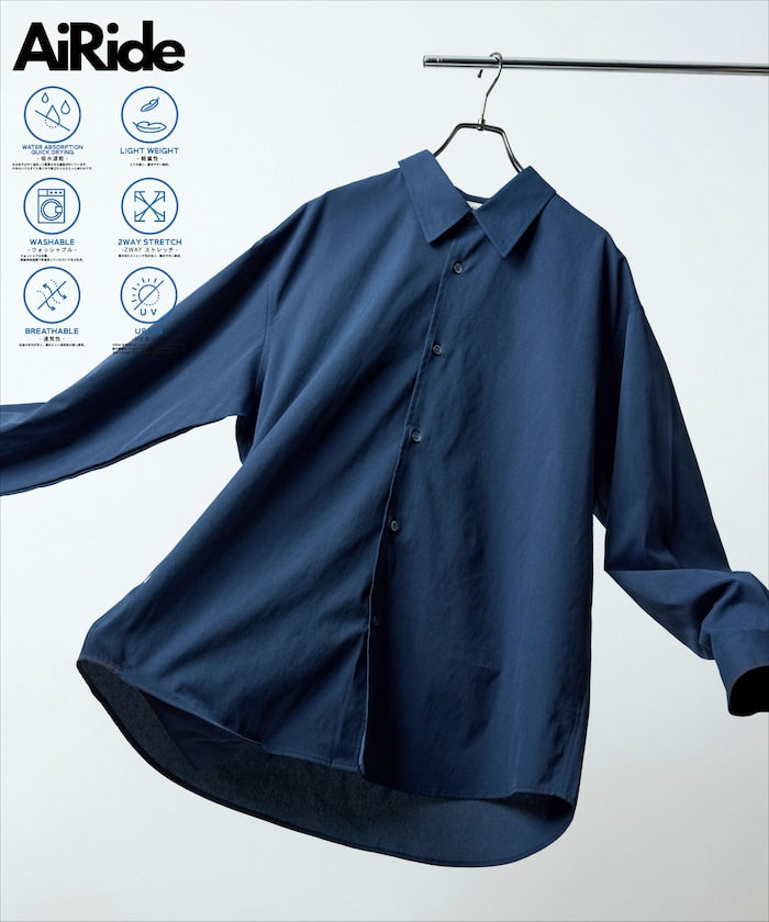 特價 FREAK'S STORE AiRide 寬版長袖襯衫