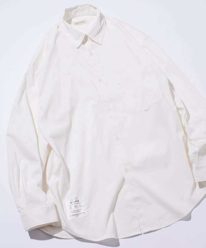 FREAK'S STORE Drymix(R) Relaxed Fit Regular Collar Shirt 寬版長袖襯衫