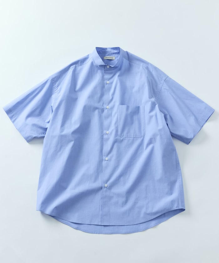 FREAK'S STORE Relax Fit 立領短袖襯衫