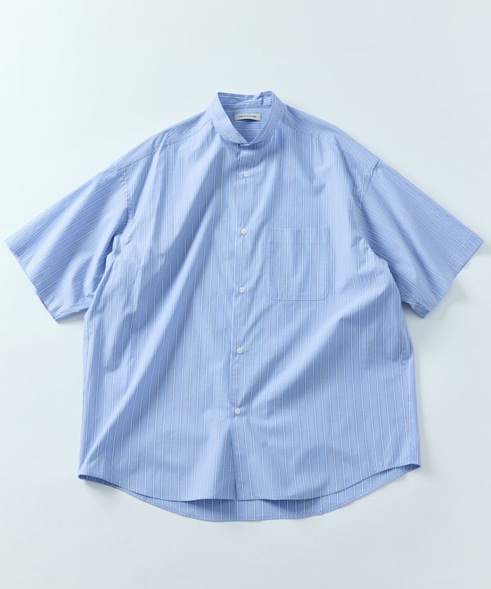 FREAK'S STORE Relax Fit 立領短袖襯衫