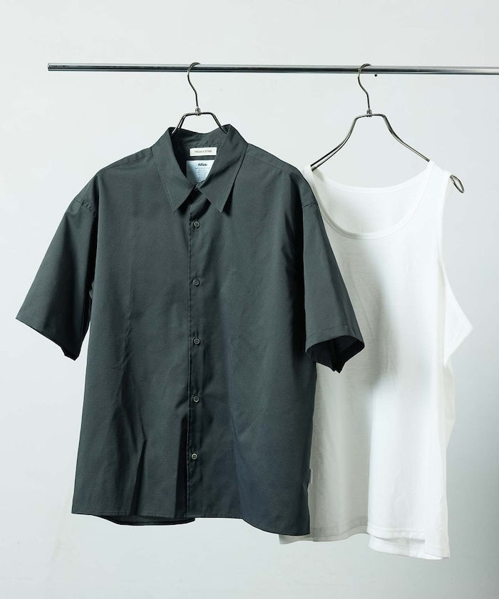 FREAK'S STORE AiRide Relaxed Fit Tank Top Set Short Sleeve Shirt 寬鬆背心襯衫套組