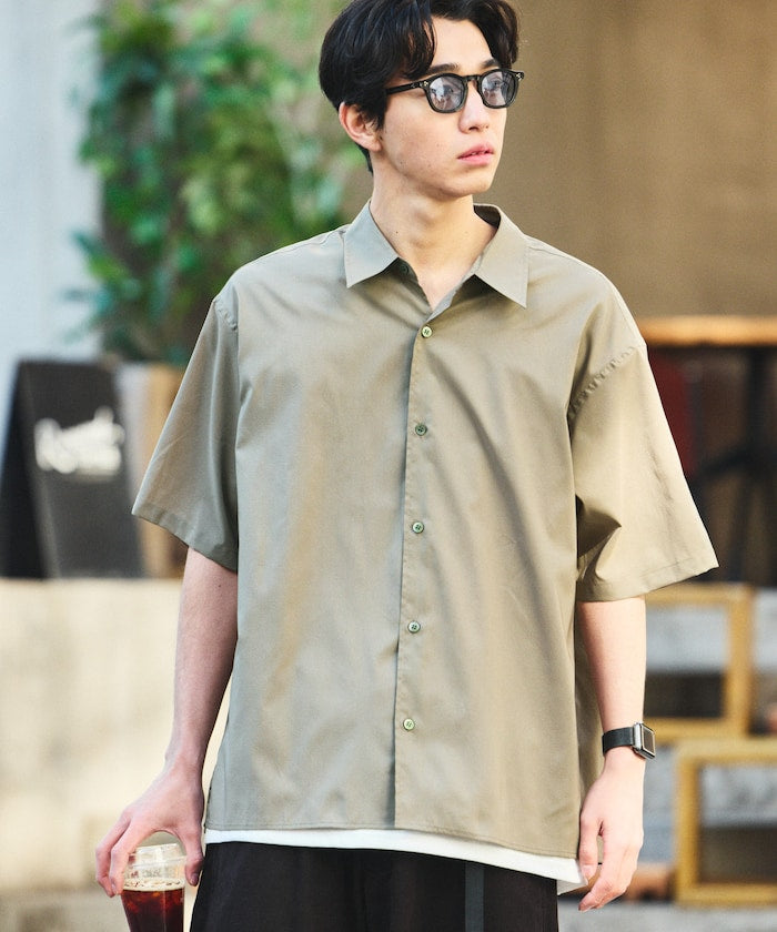 FREAK'S STORE AiRide Relaxed Fit Tank Top Set Short Sleeve Shirt 寬鬆背心襯衫套組
