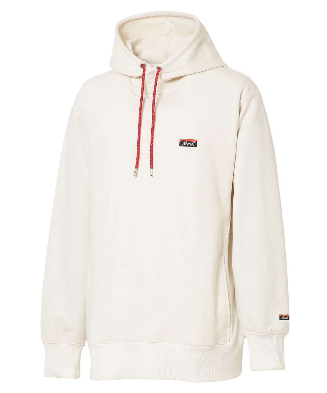 NANGA ECO HYBRID 迷你 Box Logo 刺繡連帽大學T