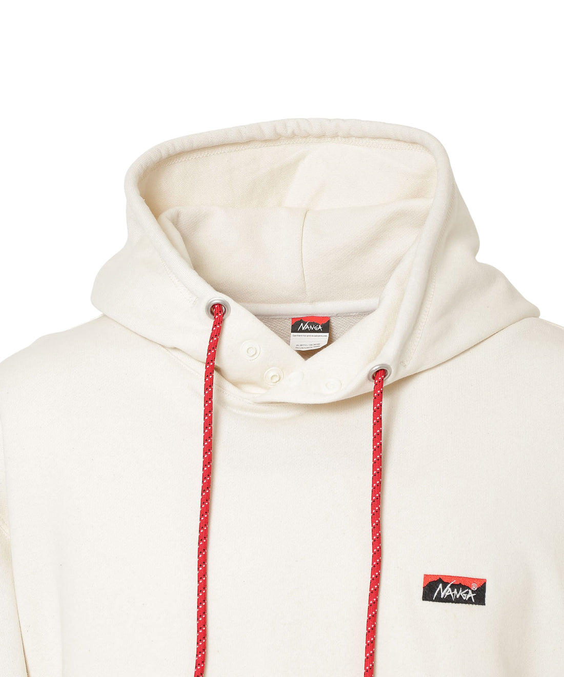 NANGA ECO HYBRID 迷你 Box Logo 刺繡連帽大學T