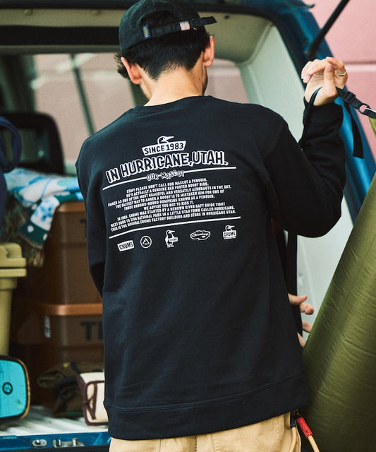 CHUMS×FREAK'S STORE 聯名歷史系列背印圓領大學T