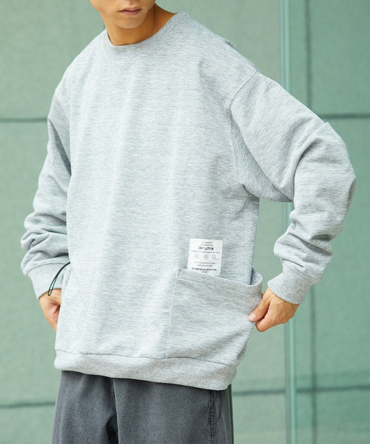 FREAK’S STORE Drymix® 寬版側口袋長袖T恤上衣